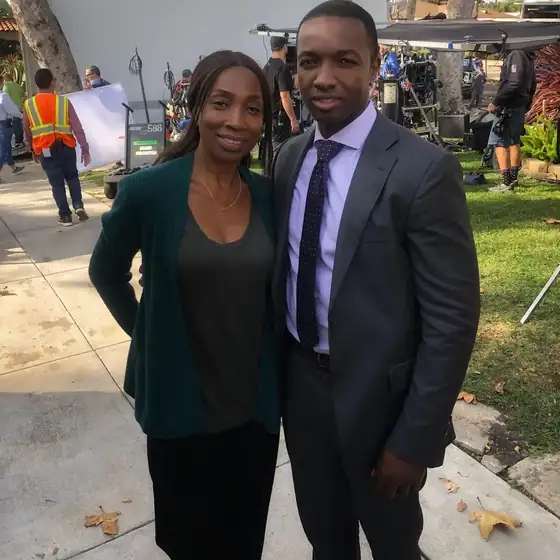 Terrah Bennett Smith: on set